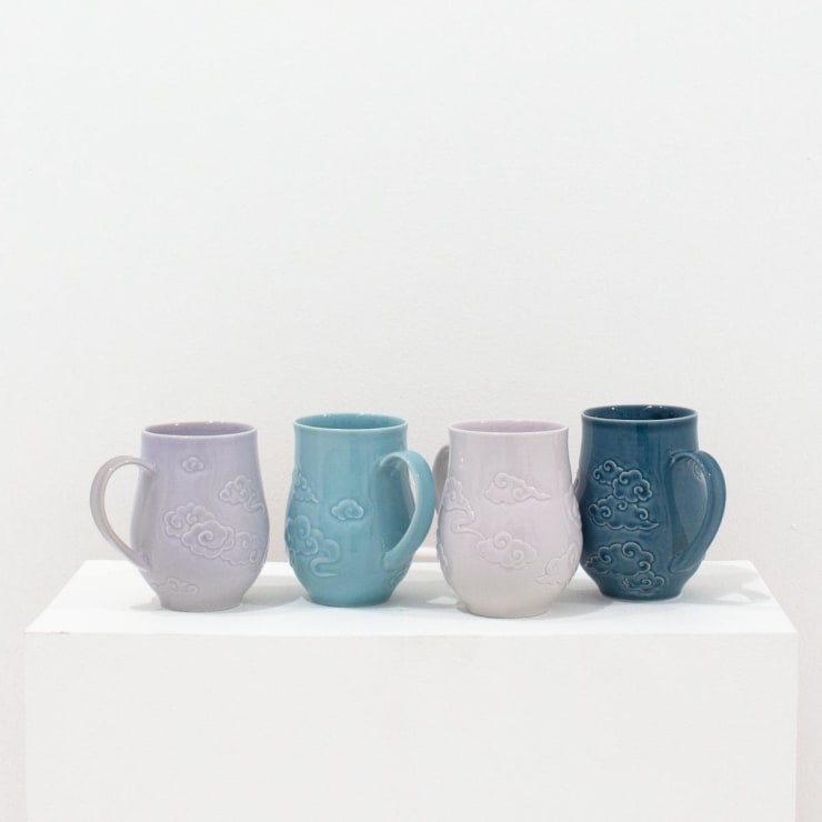 Hedy Yang, Carved Mugs , 2025