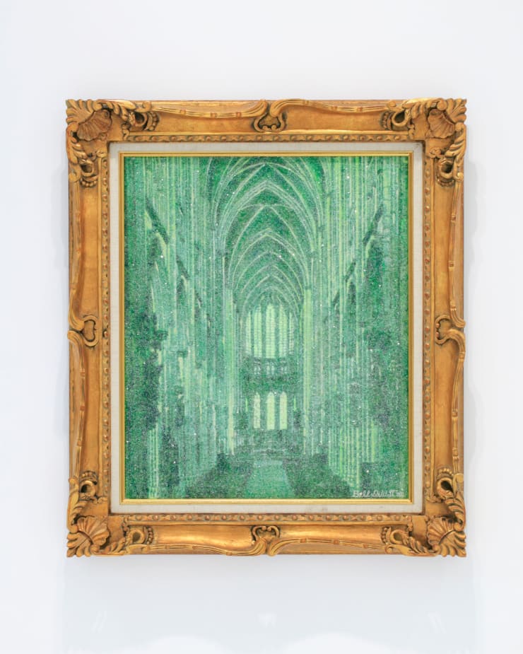 Bill DeWitt, Cathedral (Green) - Diamond Dust, 2024