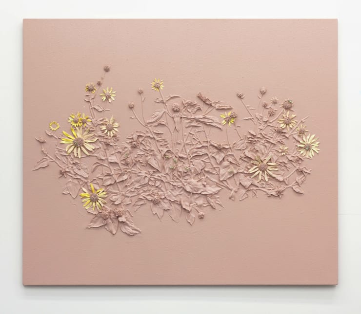 Michael Assifff, Weeds with yellowjackets (Coral Dust 2173-50), 2020