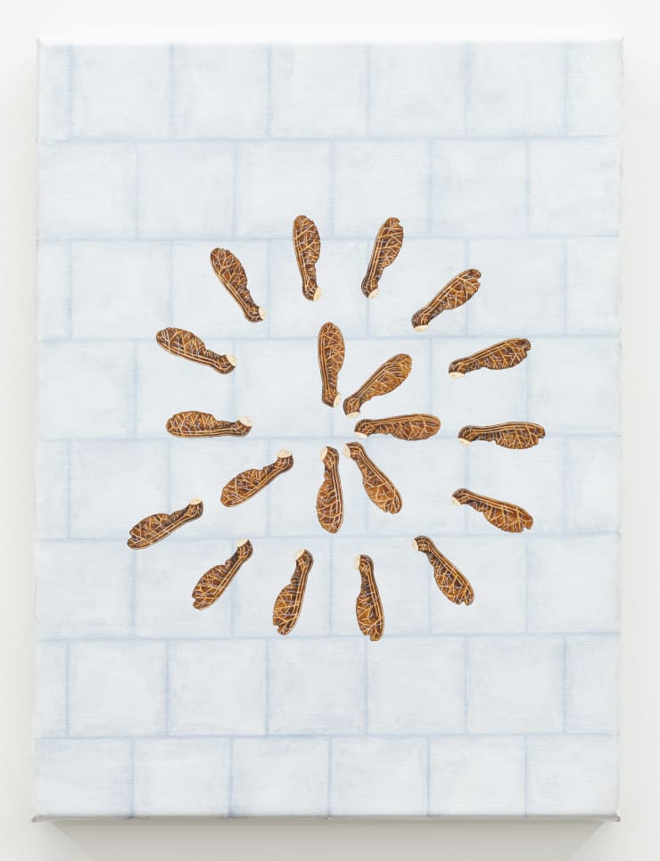 Zina Swanson Countdown to Falling, 2025 Acrylic on canvas 40 x 30 cm 15 3/4 x 11 3/4 in