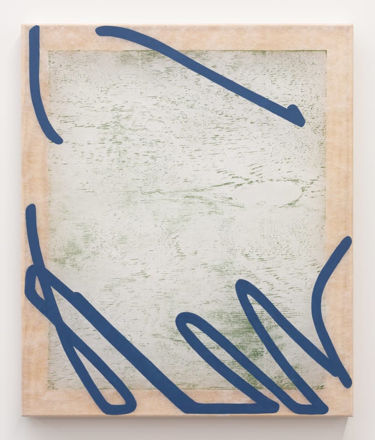 Tjalliing de Vries sea mind 5, 2020 acrylic on velum 65 x 55 cm