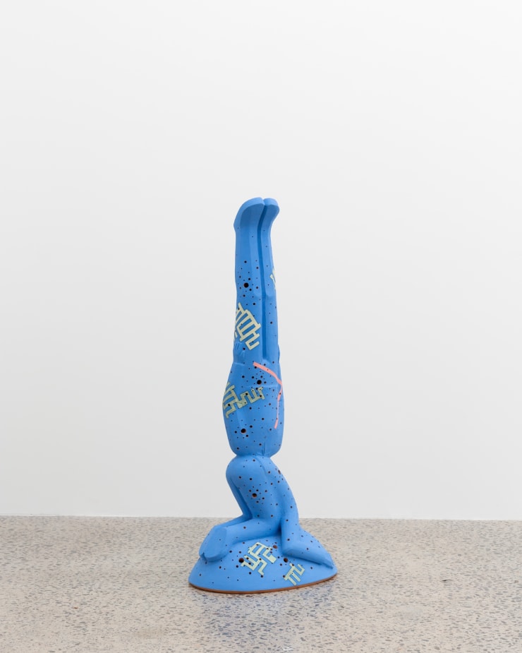 John Roy Folly, 2010 earthenware 98 x 40 x 28 cm