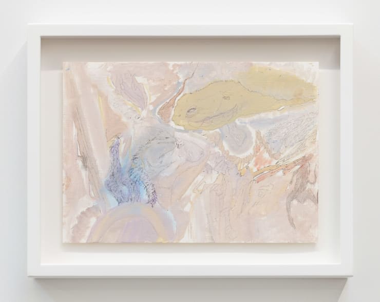 Ava Trevella Shell, 2023 Oil and graphite on paper 21 x 29.7 cm work size; 29 x 37.5 cm framed