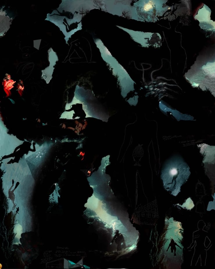 Andrew McLeod Underwater Love / Cave Complex, 2003, 2003 Digital print on paper, edition of 3 103.5 x 83.5 cm