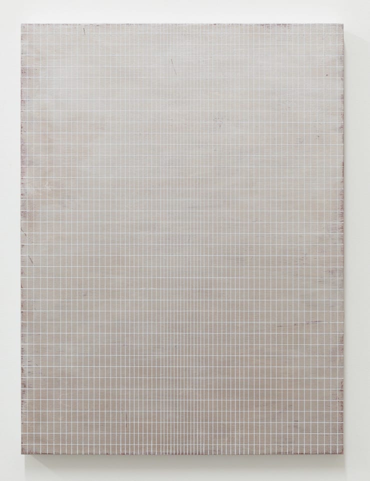 Ruth Cleland Grid 42, 2021 Acrylic on board 38.5 x 29 cm 15 x 11 1/2 in