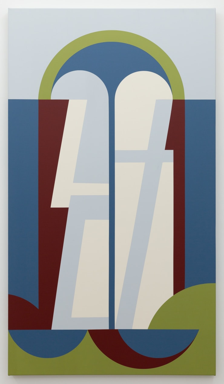 Ella Sutherland Place Holder (Act), 2020 acrylic on linen 152.5 x 86.5 cm