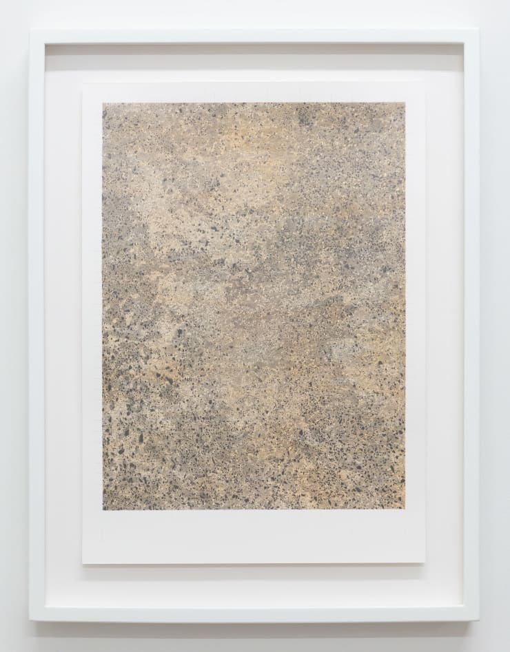 Ruth Cleland Concrete, 2020 Graphite and acrylic on Bristol board 38.3 x 28.5 cm image 55.7 x 42.5 cm framed