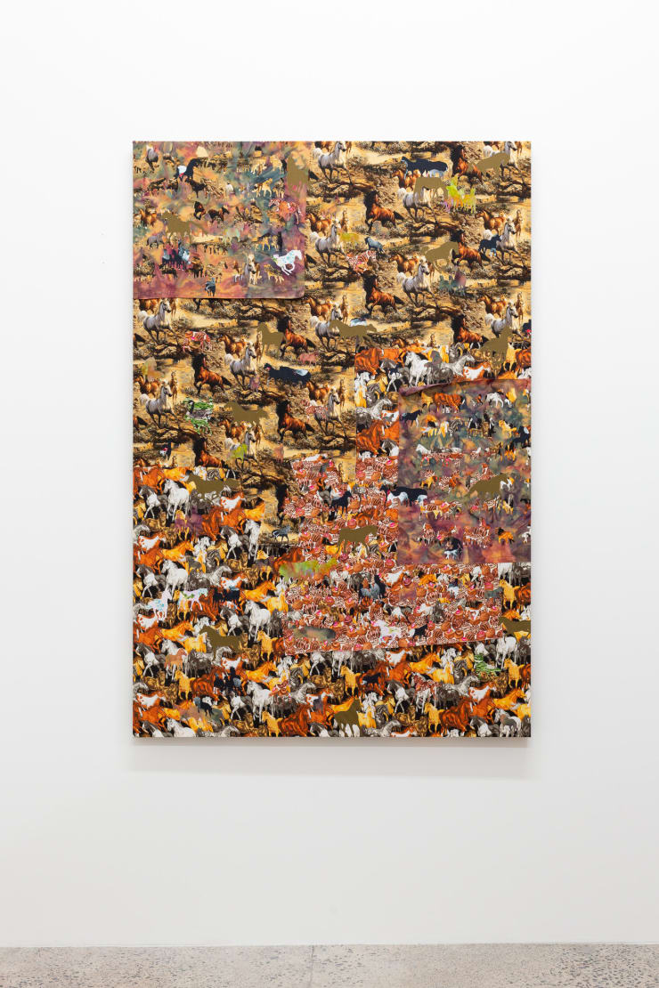 Yolunda Hickman Clearings, 2019 – 2020 cotton appliqué 150 x 100 x 4 cm