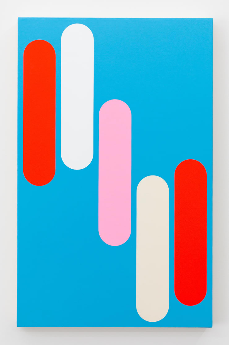 Jan van der Ploeg Painting No. 17-39, Untitled (Grip), 2017 acrylic on canvas 57 x 36 cm