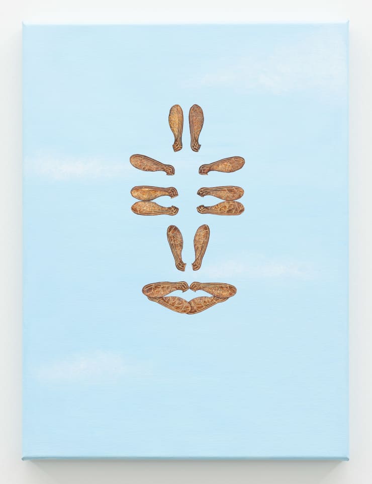 Zina Swanson Synchronized Falling, 2025 Acrylic on canvas 40 x 30 cm 15 3/4 x 11 3/4 in