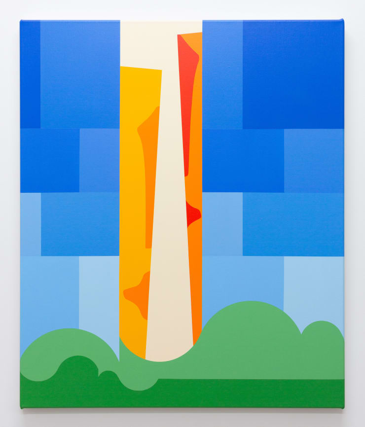 Ella Sutherland Strata, 2022 Acrylic on linen 91.4 x 76.2 cm 36 x 30 in