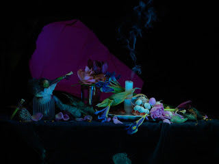 Fiona Pardington Talia's Bouquet, Snuffed Candle and Pounamu Arahura, 2013 Archival pigment inks on Hahnemühle photo rag 43.5 x 65 cm edition of 10