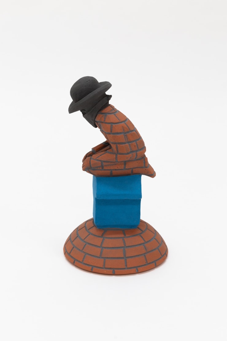 John Roy Waiter, 2019 earthenware 28.5 x 16.5 x 16.5 cm