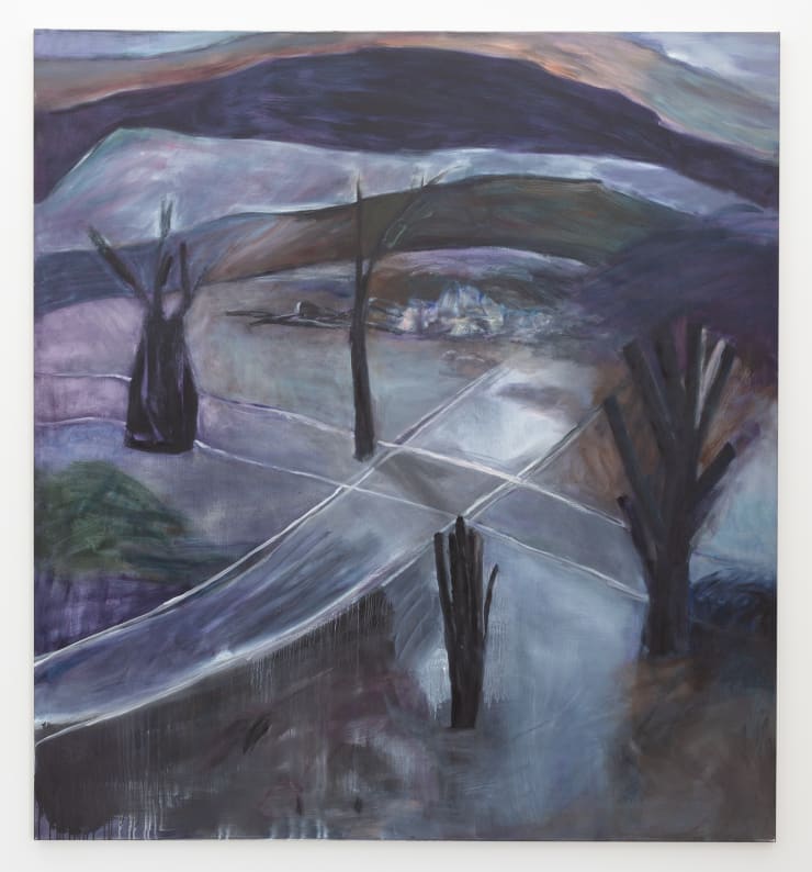 Milli Jannides Rubbish Dump Picture Postcard, 2014 Oil on canvas 195 x 180 cm