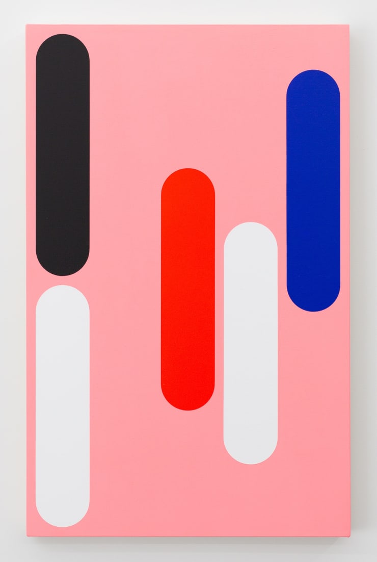 Jan van der Ploeg Painting No. 17-40, Untitled (Grip), 2017 acrylic on canvas 57 x 36 cm