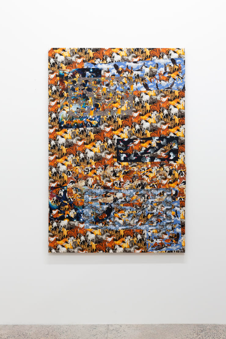 Yolunda Hickman Clearings, 2019 – 2020 cotton appliqué 150 x 100 x 4 cm