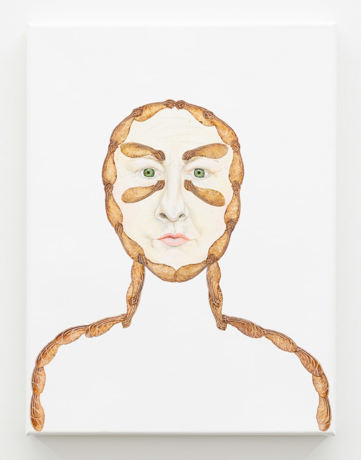 Zina Swanson Mask (Self Portrait), 2025 Acrylic on canvas 40 x 30 cm 15 3/4 x 11 3/4 in