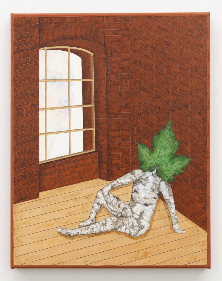 Zina Swanson Reclining Figure, 2025 Acrylic on canvas 45.5 x 35 cm 18 x 13 3/4 in