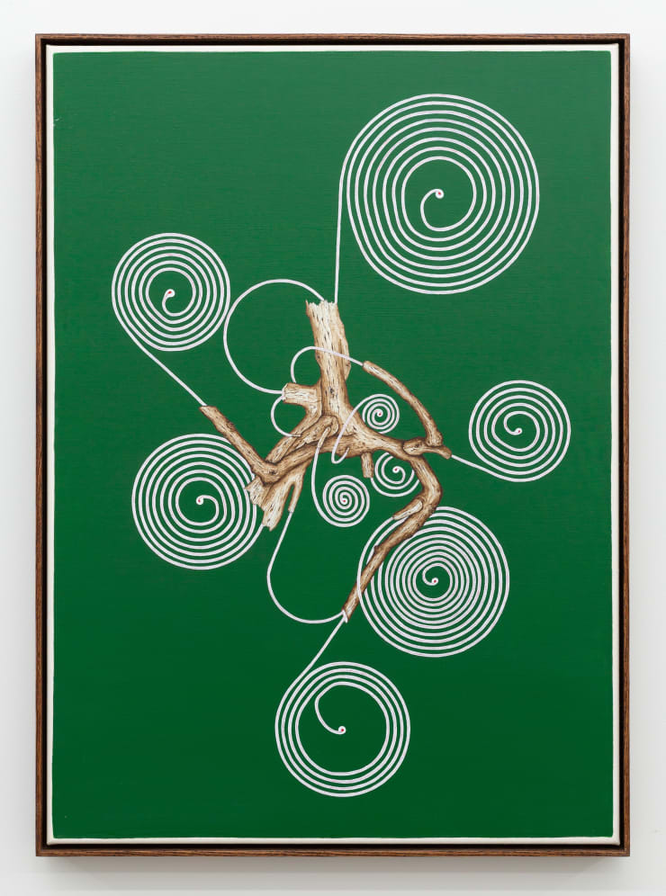 Zina Swanson Hot, Dead and Dry, 2022 Acrylic on canvas in artist's frame 70 x 50 cm 27 1/2 x 19 3/4 in