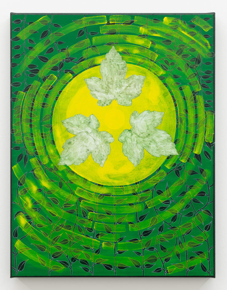 Zina Swanson Rays, 2025 Acrylic on canvas 45.5 x 35 cm 18 x 13 3/4 in