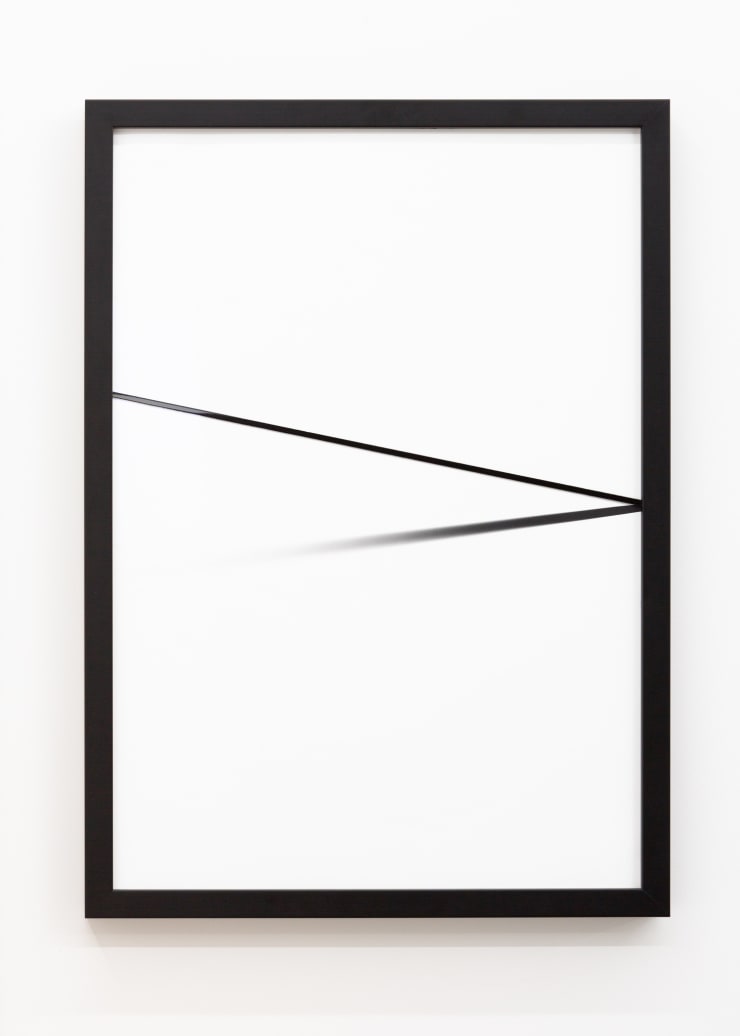 Andrew Beck Disperse 2, 2019 Silver gelatin print, enamel on AR92 reflection-control glass in artist’s frame 59 x 42 cm