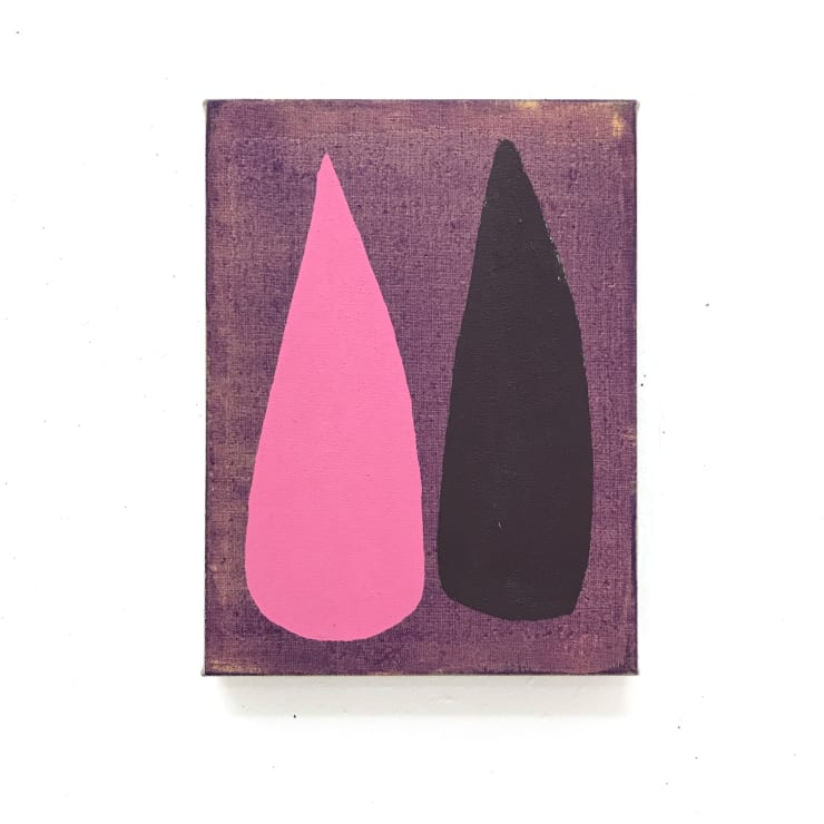 Julia Brennacher The Wandering Eye (39), 2023 Oil/ Acryl on Linen 40 x 30 cm