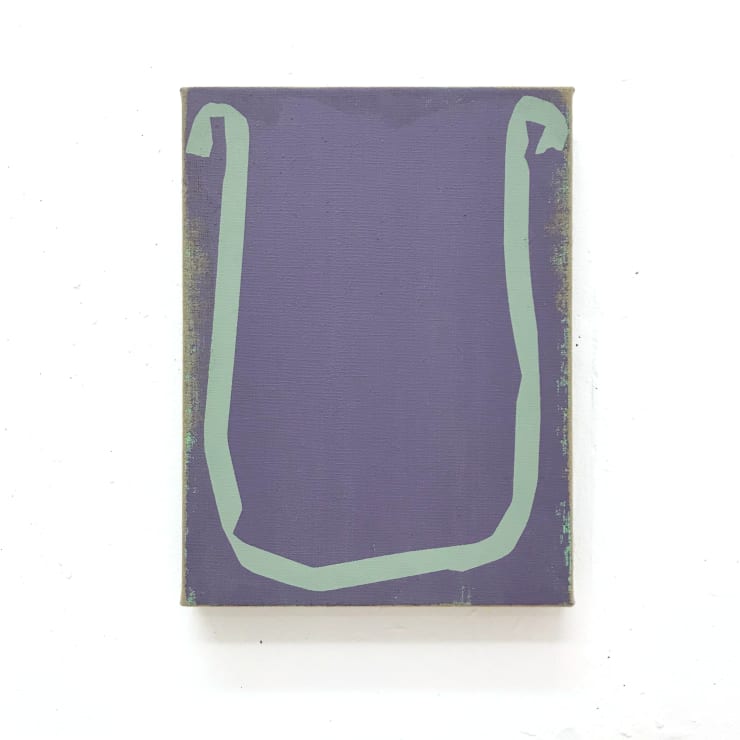 Julia Brennacher The Wandering Eye (36), 2023 Oil/ Acryl on Linen 40 x 30 cm
