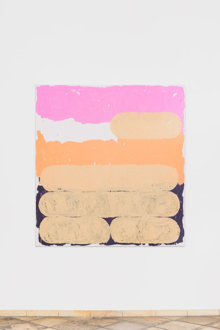 Julia Brennacher no title, 2023 Oil/ Acryl on Canvas 140 x 130 cm