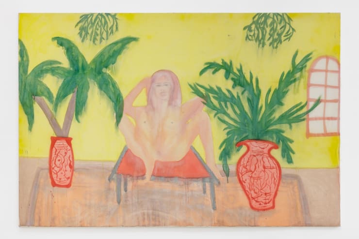 Laura Limbourg Yellow rose, 2020 Acrylic on canvas 200 x 300 cm