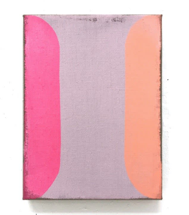 Julia Brennacher The Eclectic Trail (8), 2022 Oil and acrylic on linen 40 x 30 cm