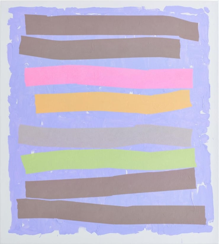 Julia Brennacher no title, 2022 oi/ acryl on canvas 110x 100