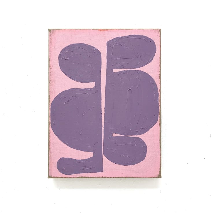 Julia Brennacher The Eclectic Trail (9), 2022 Oil and acrylic on linen 40 x 30 cm