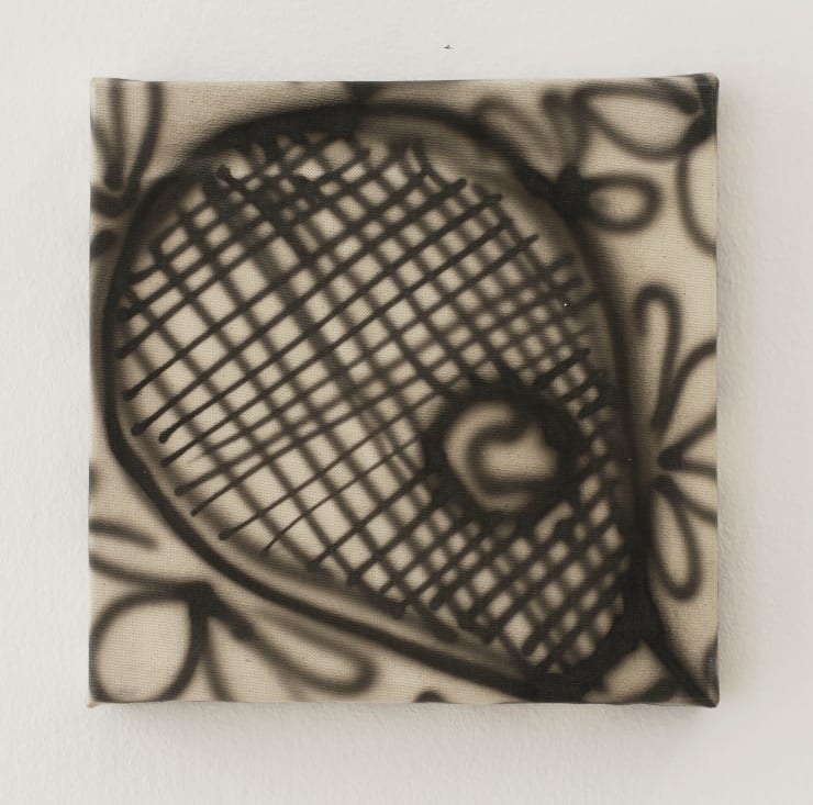 Laura Limbourg Airbrush Series No. 4, 2022 Acrylic on canvas 30 x 30 cm
