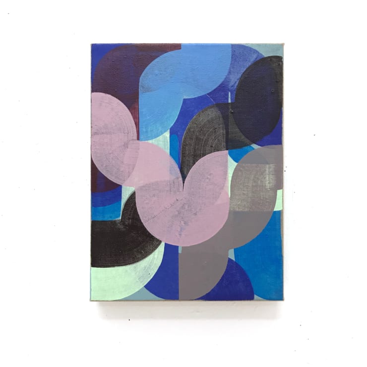 Julia Brennacher The Wandering Eye (30), 2023 Oil/ Acryl on Linen 40 x 30 cm