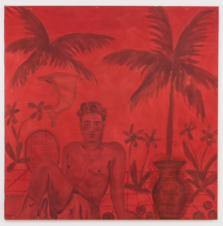 Laura Limbourg Cadmium Red Hue Series, 2023 Acrylic on canvas 180 x 180 cm