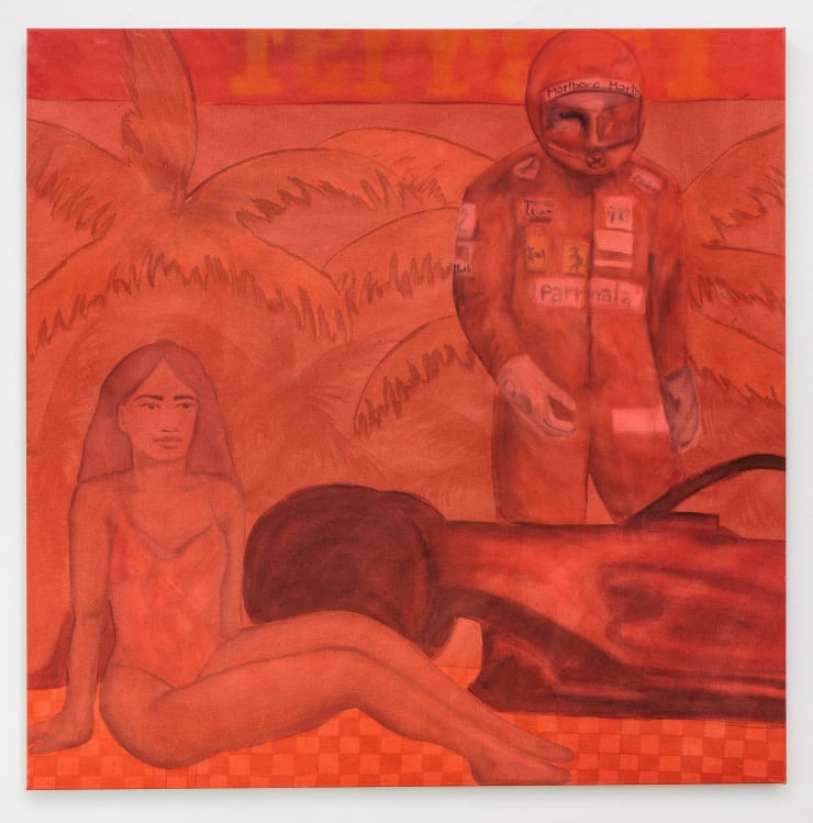 Laura Limbourg Cadmium Red Hue Series, 2023 Acrylic on canvas 180 x 180 cm