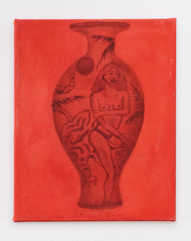 Laura Limbourg Cadmium Red Hue Series, 2023 Acrylic on canvas 50 x 40 cm