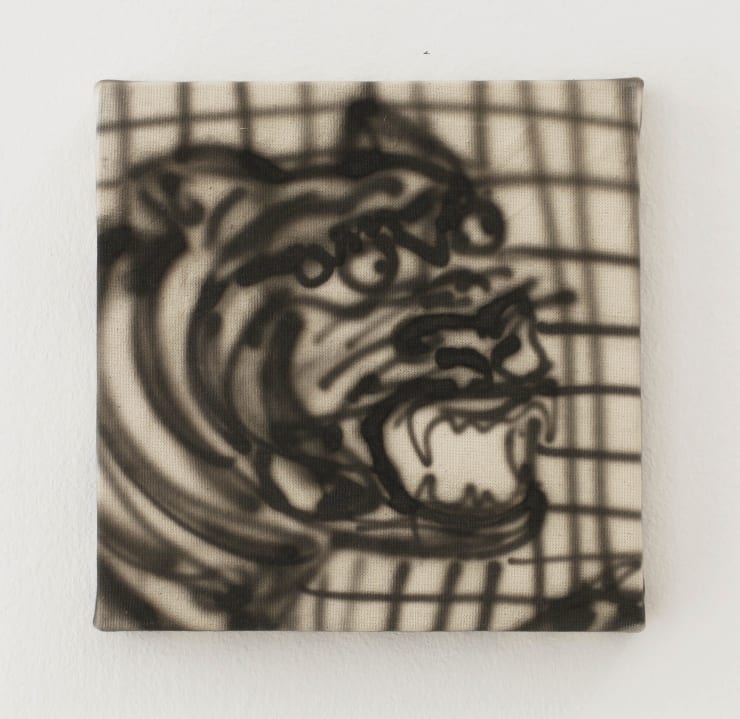 Laura Limbourg Airbrush Series No. 5, 2022 Acrylic on canvas 30 x 30 cm