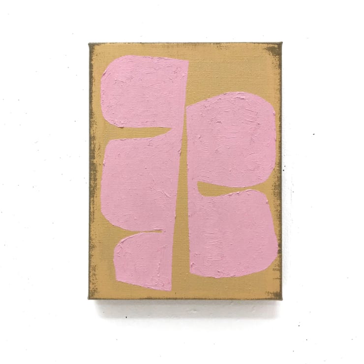 Julia Brennacher The Wandering Eye (44), 2023 Oil/ Acryl on Linen 40 x 30 cm