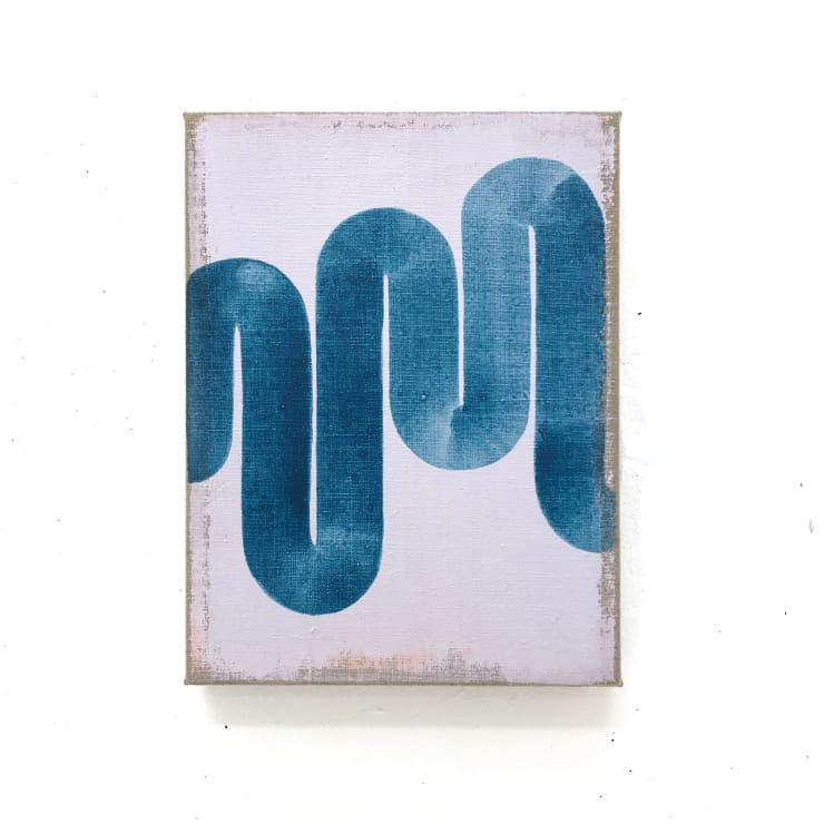 Julia Brennacher The Eclectic Trail (3), 2022 Oil and acrylic on linen 40 x 30 cm