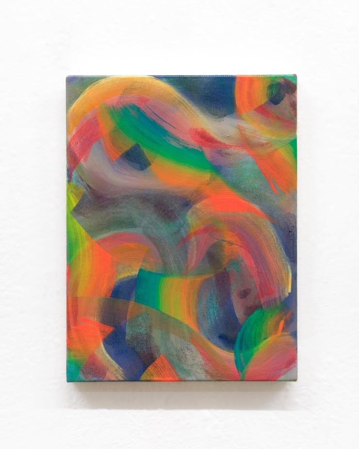 Wolf Ornauer untitled (25161), 2025 Acrylic on canvas 40 x 30 cm