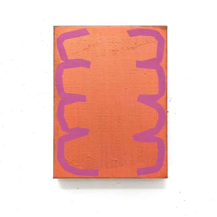 Julia Brennacher The Wandering Eye (41), 2023 Oil/ Acryl on Linen 40 x 30 cm