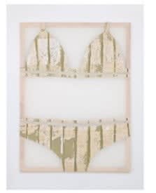 Karo Kuchar untitled, 2023 Wallsurface on organza 160 x 120 cm