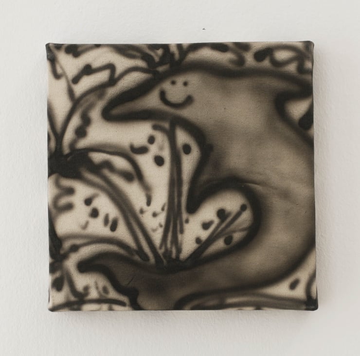 Laura Limbourg Airbrush Series No. 6, 2022 Acrylic on canvas 30 x 30 cm