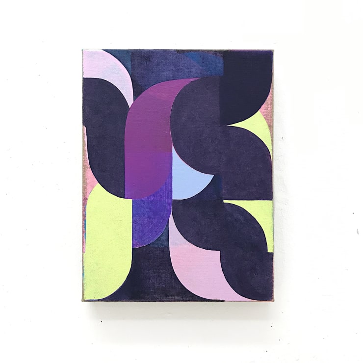 Julia Brennacher The Eclectic Trail (2), 2022 Oil and acrylic on linen 40 x 30 cm