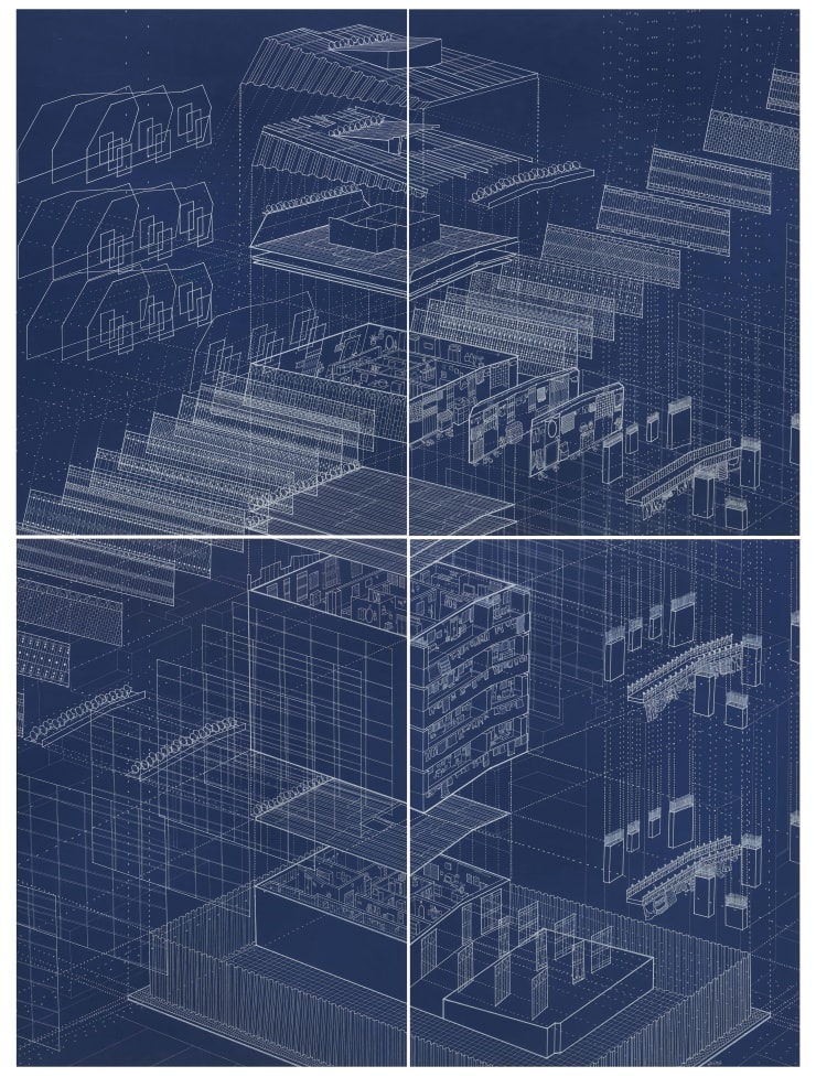 Pratap Morey, BLUE PRINT: Man proposes Man disposes, 2021