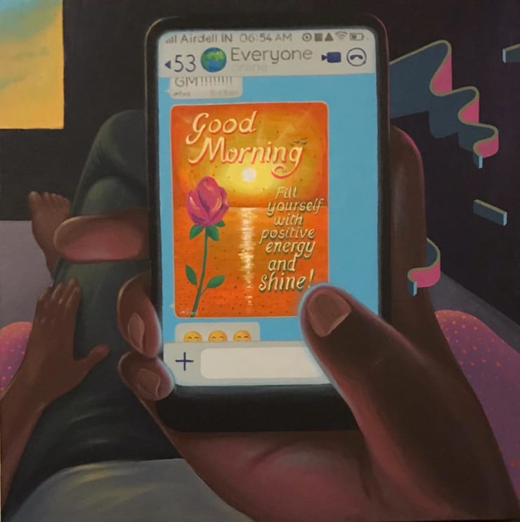 Sameer Kulavoor, Fill yourself with positive energy and shine!, 2018