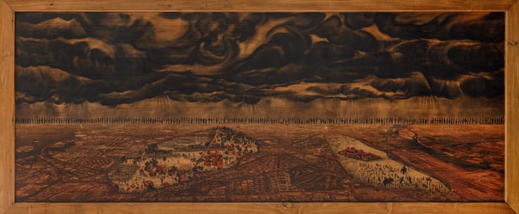 Saju Kunhan, Cloud over the landscape #2, 2023