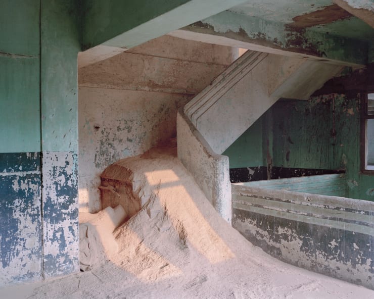 Philippe Calia, Sawdust Flood (Sassoon Docks), 2022