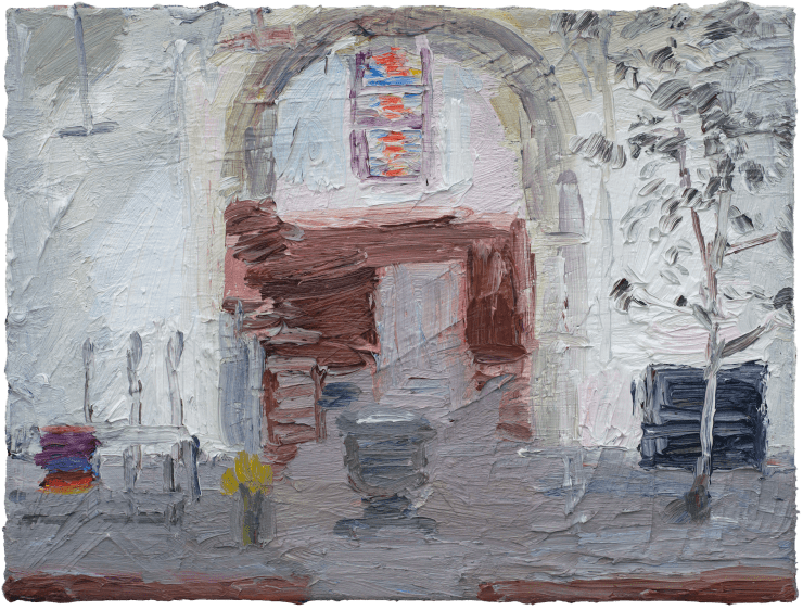 Zurich, Switzerland, 8th July 2024, 2024 Oil on linen 11 3/4 x 15 3/4 inches